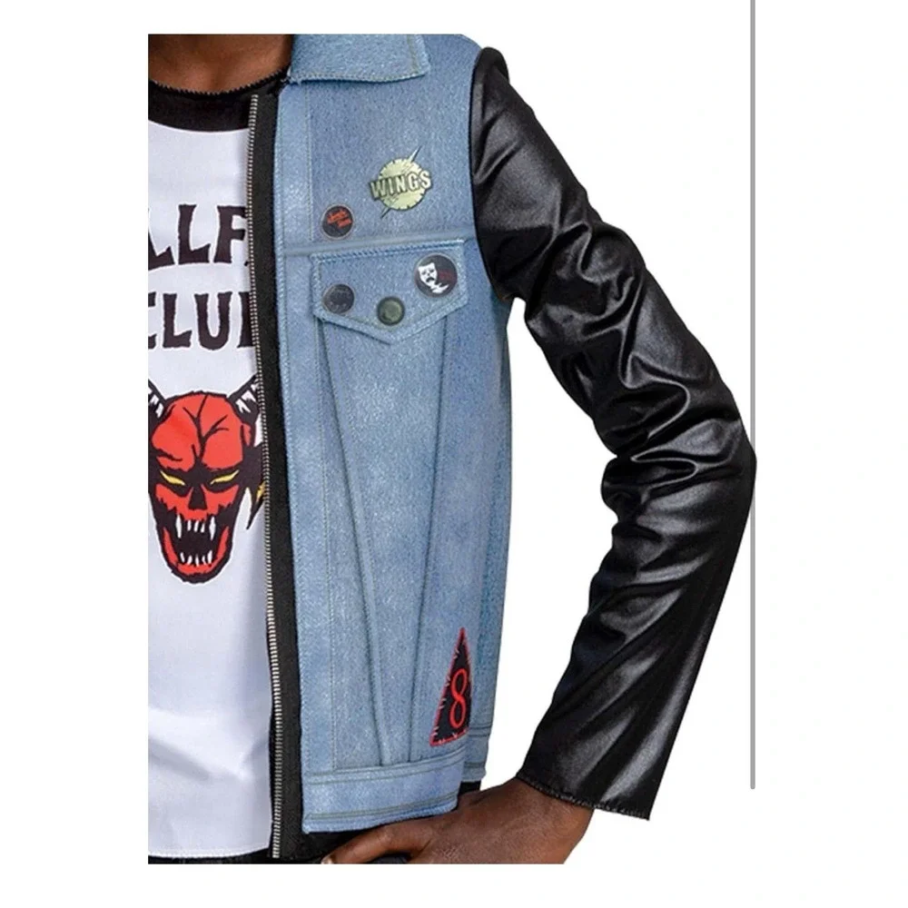 Stranger Things Eddie Costume Youth Medium (8) Jacket Officially Licensed NEW